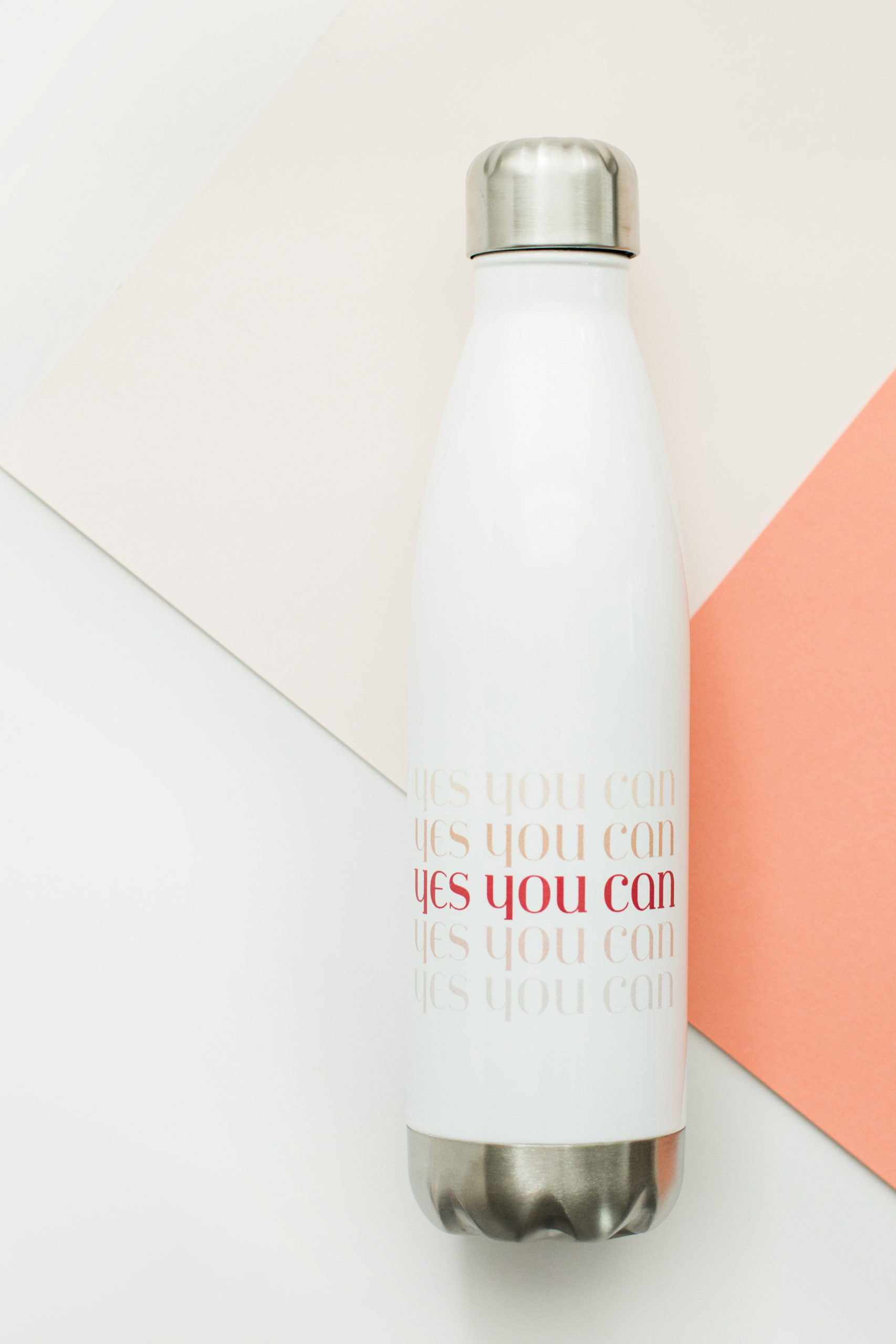 product photography of water bottle